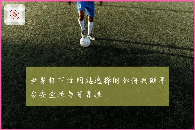 世界杯下注网站选择时如何判断平台安全性与可靠性